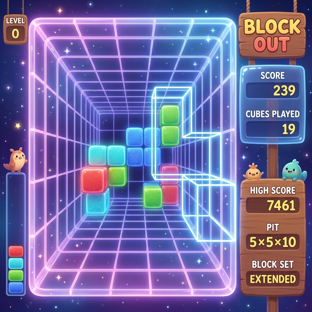 Blockout S Shape with Horse Hard