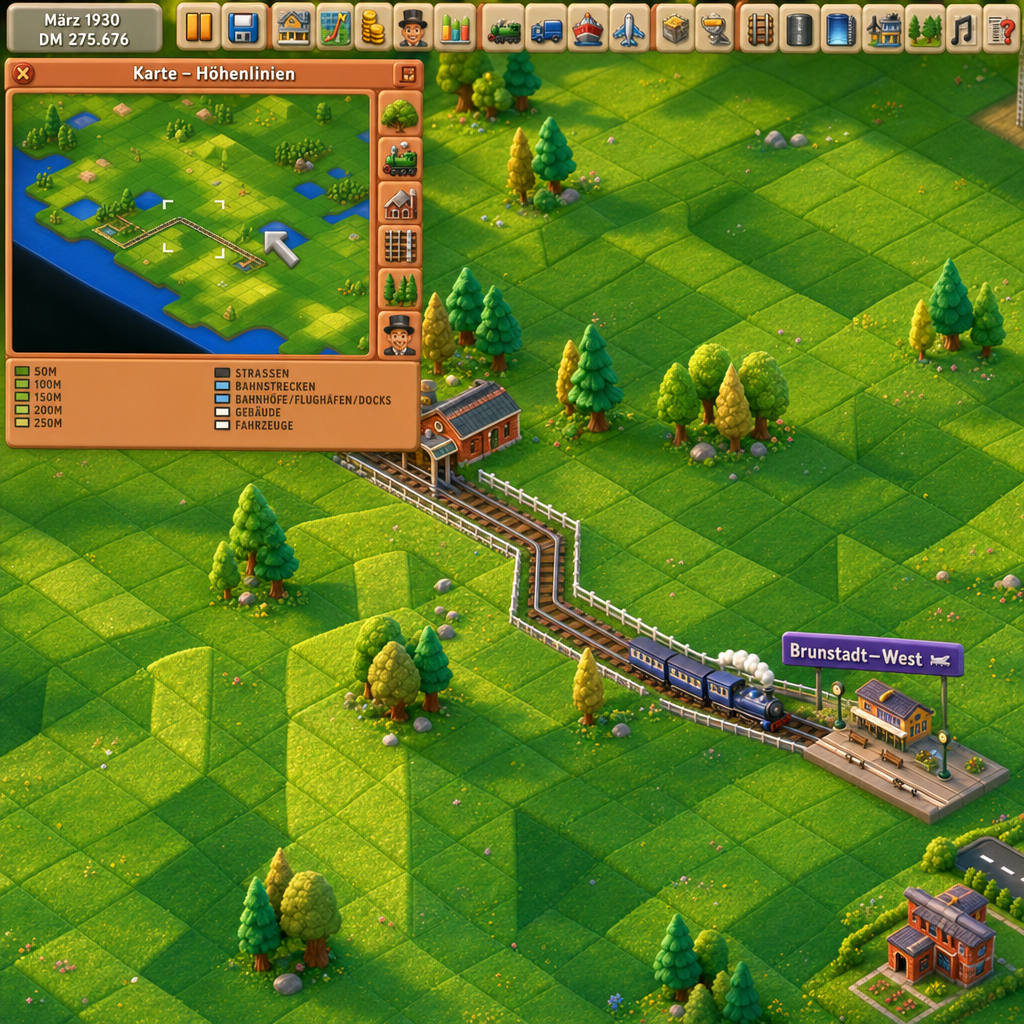 Transport Tycoon Mini Map